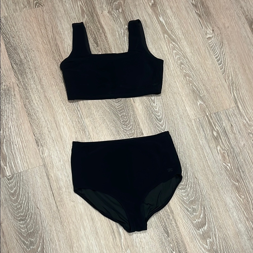 Albion Black Two-Piece Swimsuit